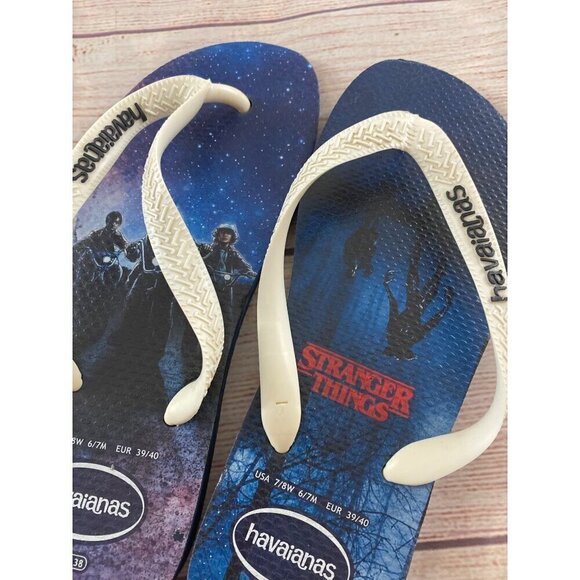 Havaianas Stranger Things Collab Unisex Flip Flops - 37-38 - Picture 6 of 11